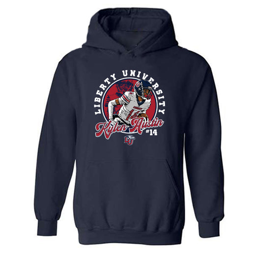 Liberty - NCAA Football : Kylen Austin - Caricature Hooded Sweatshirt