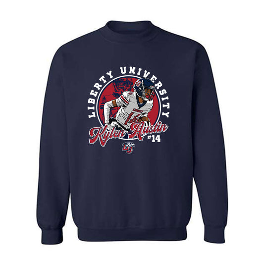 Liberty - NCAA Football : Kylen Austin - Caricature Sweatshirt