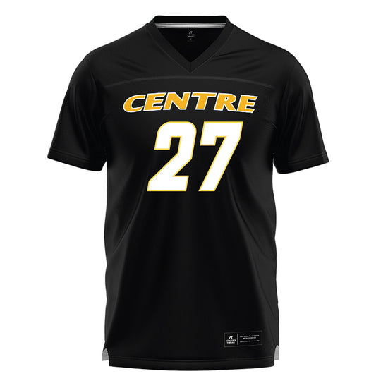 Centre College - NCAA Lacrosse : Austin Gentile - Black Lacrosse Jersey
