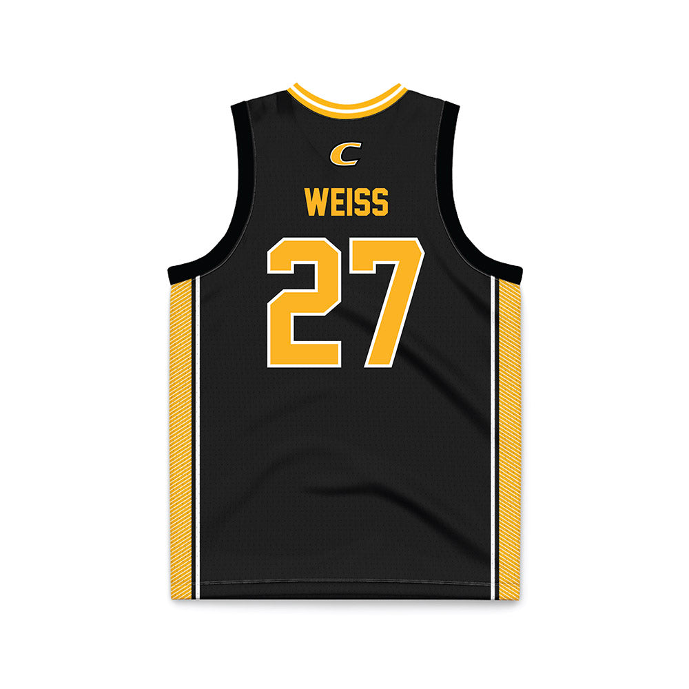 Centre College - NCAA Basketball : Griffin Weiss - Black Jersey