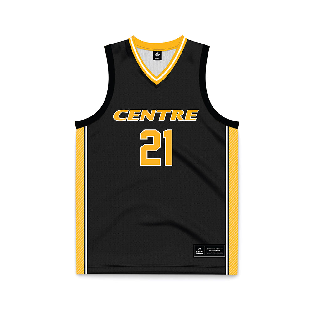 Centre College - NCAA Men's Basketball : Cade Stinnett - Black Jersey