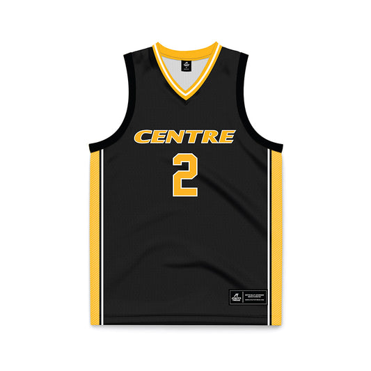 Centre College - NCAA Basketball : Nick Osterman - Black Jersey