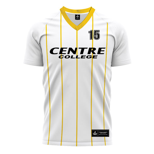 Centre College - NCAA Soccer : Riley Givens - White Soccer Jersey