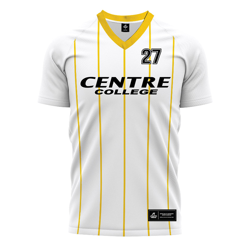 Centre College - NCAA Soccer : Griffin Weiss - White Jersey