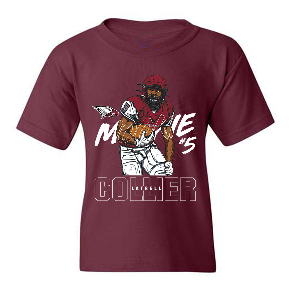 NCCU - NCAA Football : Latrell "Mookie" Collier - Caricature Youth T-Shirt