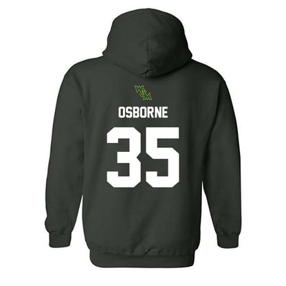 William & Mary - NCAA Football : Quinn Osborne - Green Sports Hooded Sweatshirt