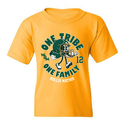 William & Mary - NCAA Football : Hollis Mathis - Fashion Shersey Youth T-Shirt