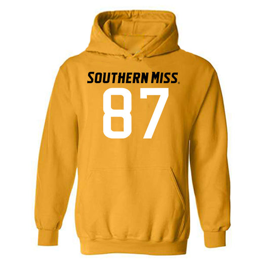 Southern Miss - NCAA Football : Evan McNally - Replica Shersey Hooded Sweatshirt