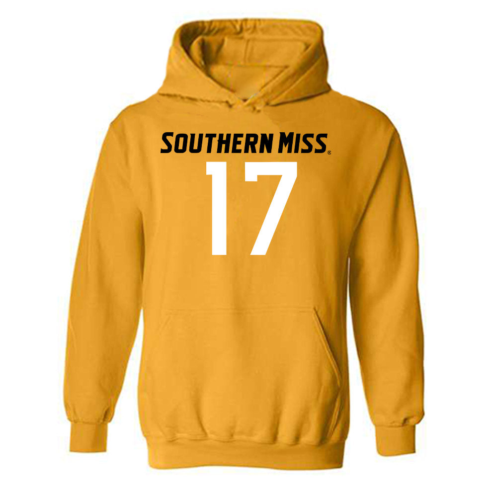 Southern Miss - NCAA Football : Drew Horton - Replica Shersey Hooded Sweatshirt