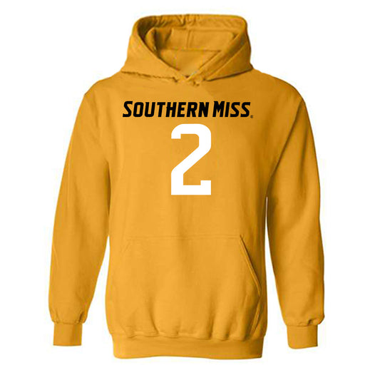 Southern Miss - NCAA Football : Chandler Pittman - Replica Shersey Hooded Sweatshirt