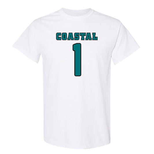 Coastal Carolina - NCAA Football : Braydon Bennett - Sports Shersey Short Sleeve T-Shirt