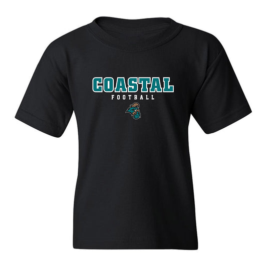 Coastal Carolina - NCAA Football : CJ Beasley - Black Sports Youth T-Shirt