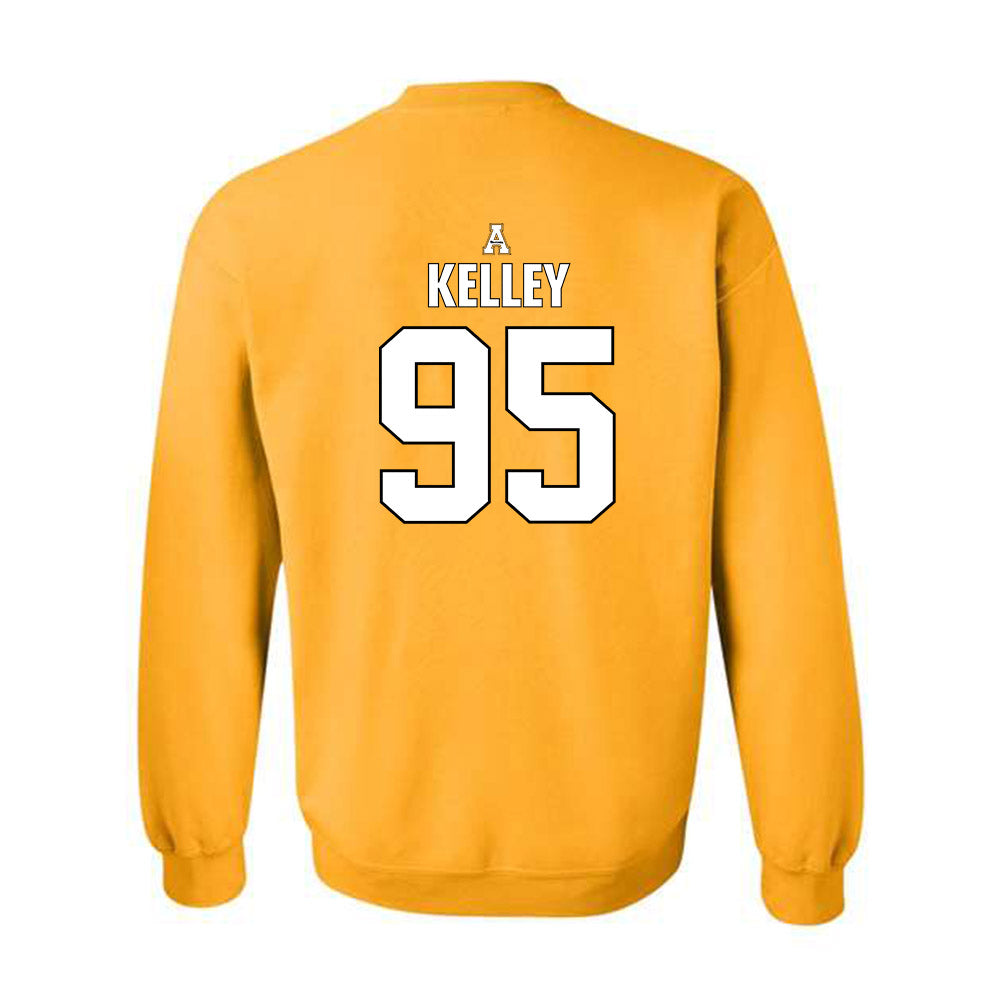 App State - NCAA Football : Montez Kelley - Gold Replica Sweatshirt