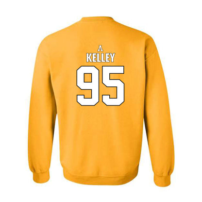 App State - NCAA Football : Montez Kelley - Gold Replica Sweatshirt