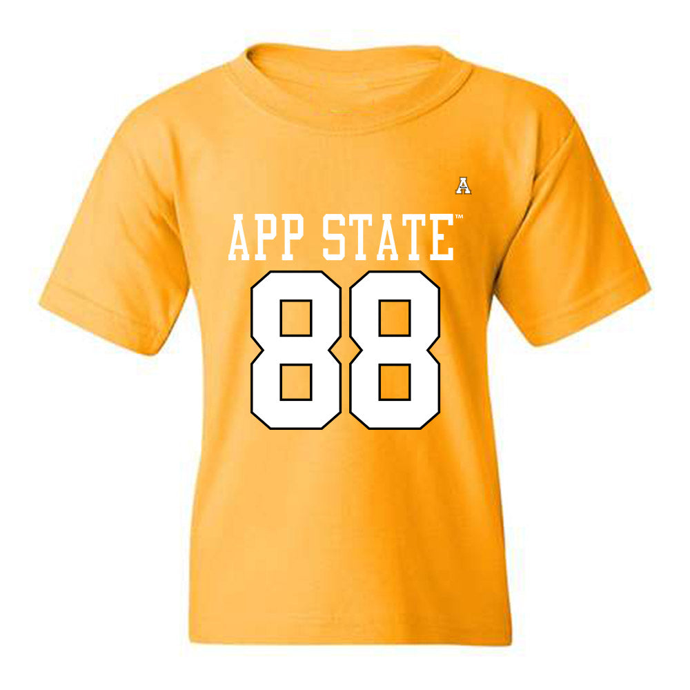 App State - NCAA Football : Jacoby Pinckney - Gold Replica Shersey Youth T-Shirt
