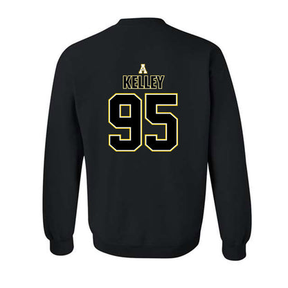 App State - NCAA Football : Montez Kelley - Black Replica Sweatshirt