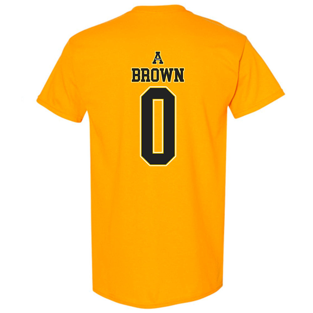 App State - NCAA Men's Basketball : Xavion Brown - T-Shirt Replica Shersey