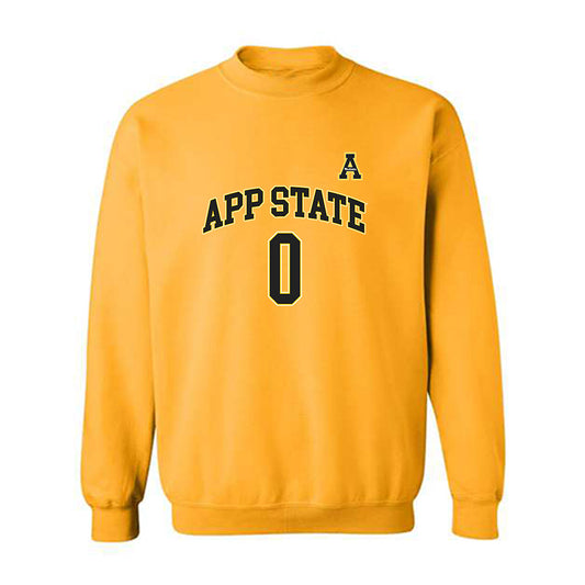 App State - NCAA Men's Basketball : Xavion Brown - Crewneck Sweatshirt Replica Shersey