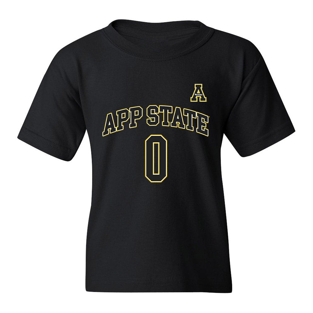 App State - NCAA Men's Basketball : Xavion Brown - Youth T-Shirt Replica Shersey