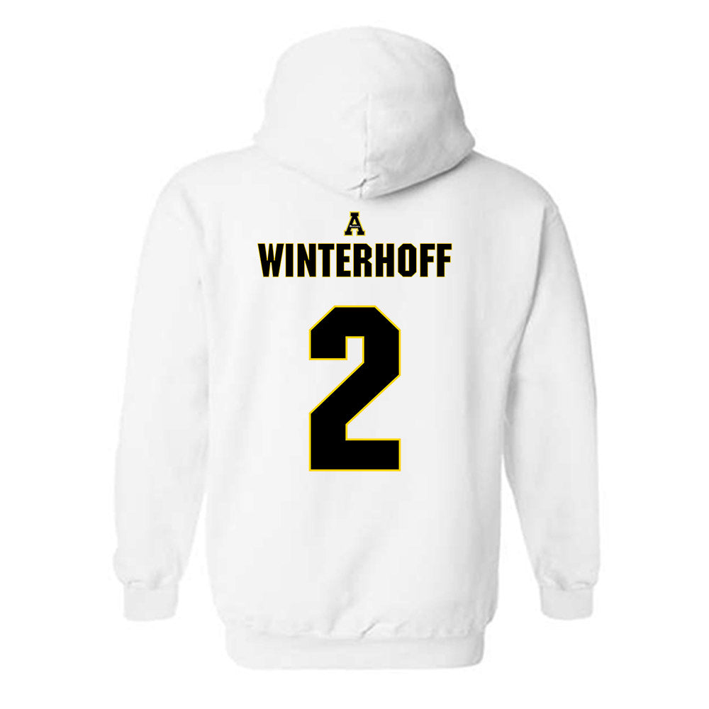 App State - NCAA Women's Volleyball : Maya Winterhoff - Hooded Sweatshirt Replica Shersey