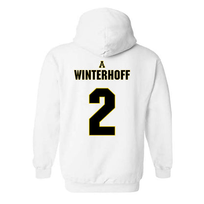 App State - NCAA Women's Volleyball : Maya Winterhoff - Hooded Sweatshirt Replica Shersey