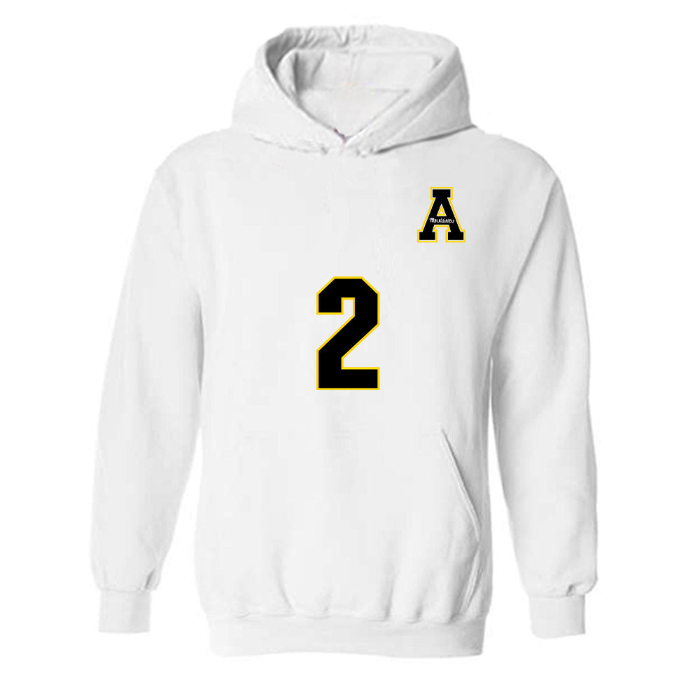 App State - NCAA Women's Volleyball : Maya Winterhoff - Hooded Sweatshirt Replica Shersey