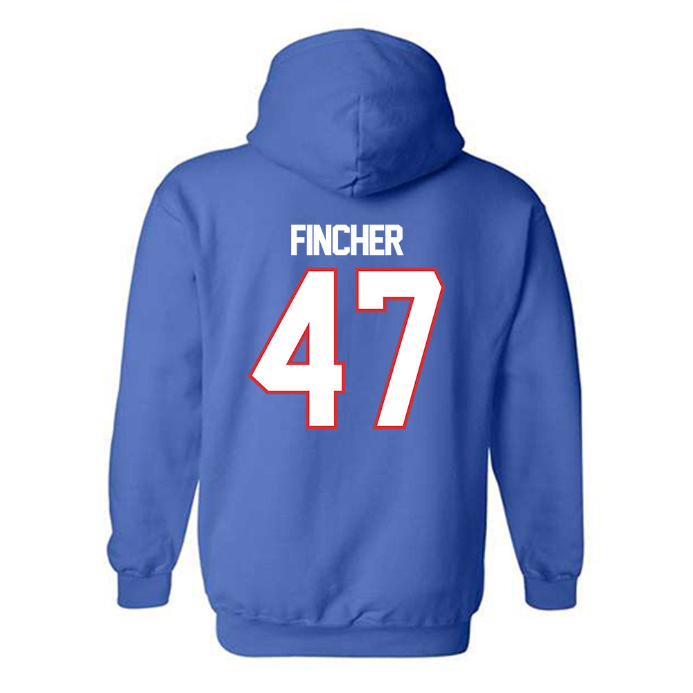 LA Tech - NCAA Baseball : Jonathan Fincher - Hooded Sweatshirt Replica Shersey