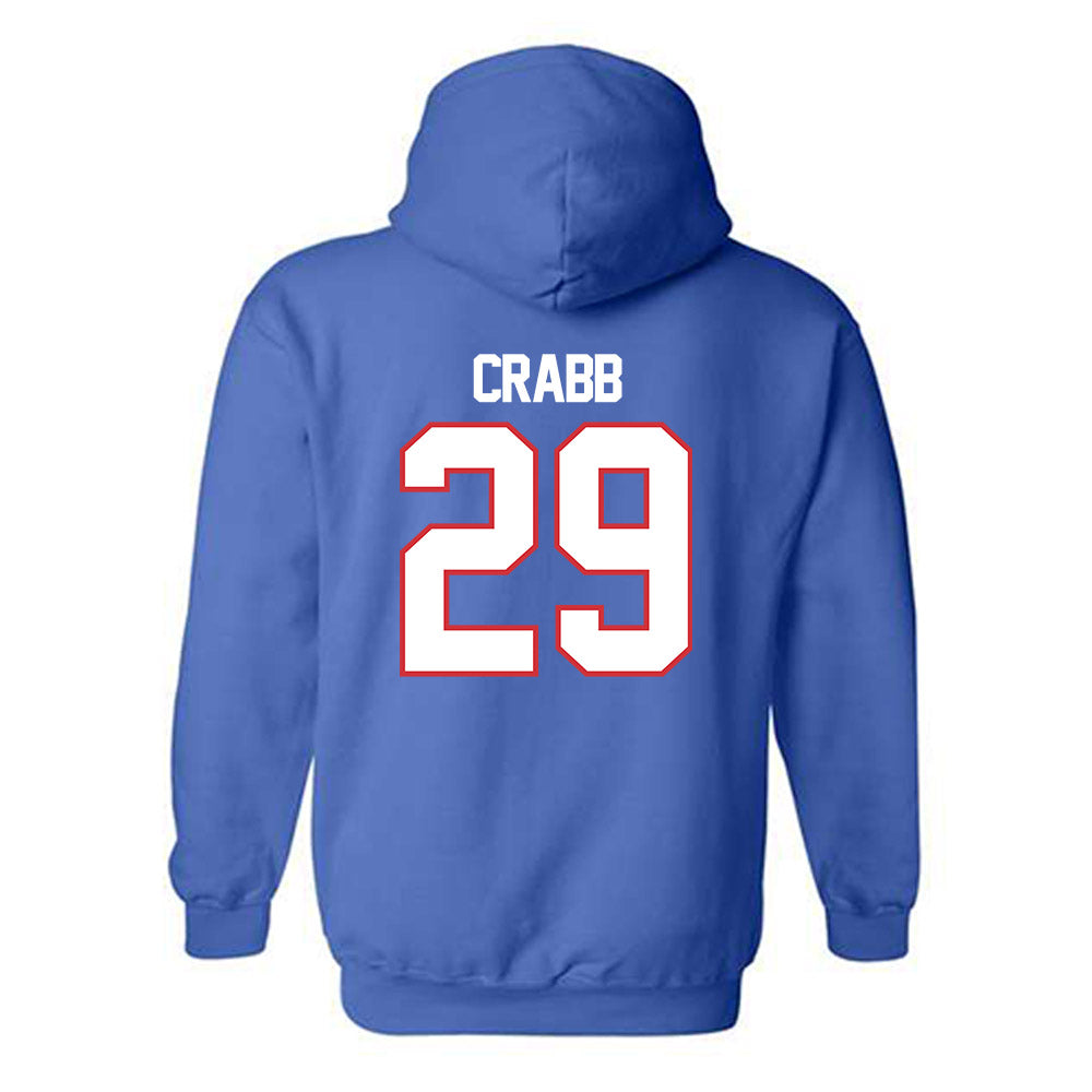 LA Tech - NCAA Baseball : Isaac Crabb - Hooded Sweatshirt Replica Shersey