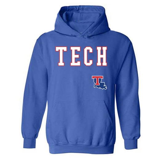 LA Tech - NCAA Baseball : Landon Tomkins - Hooded Sweatshirt Replica Shersey