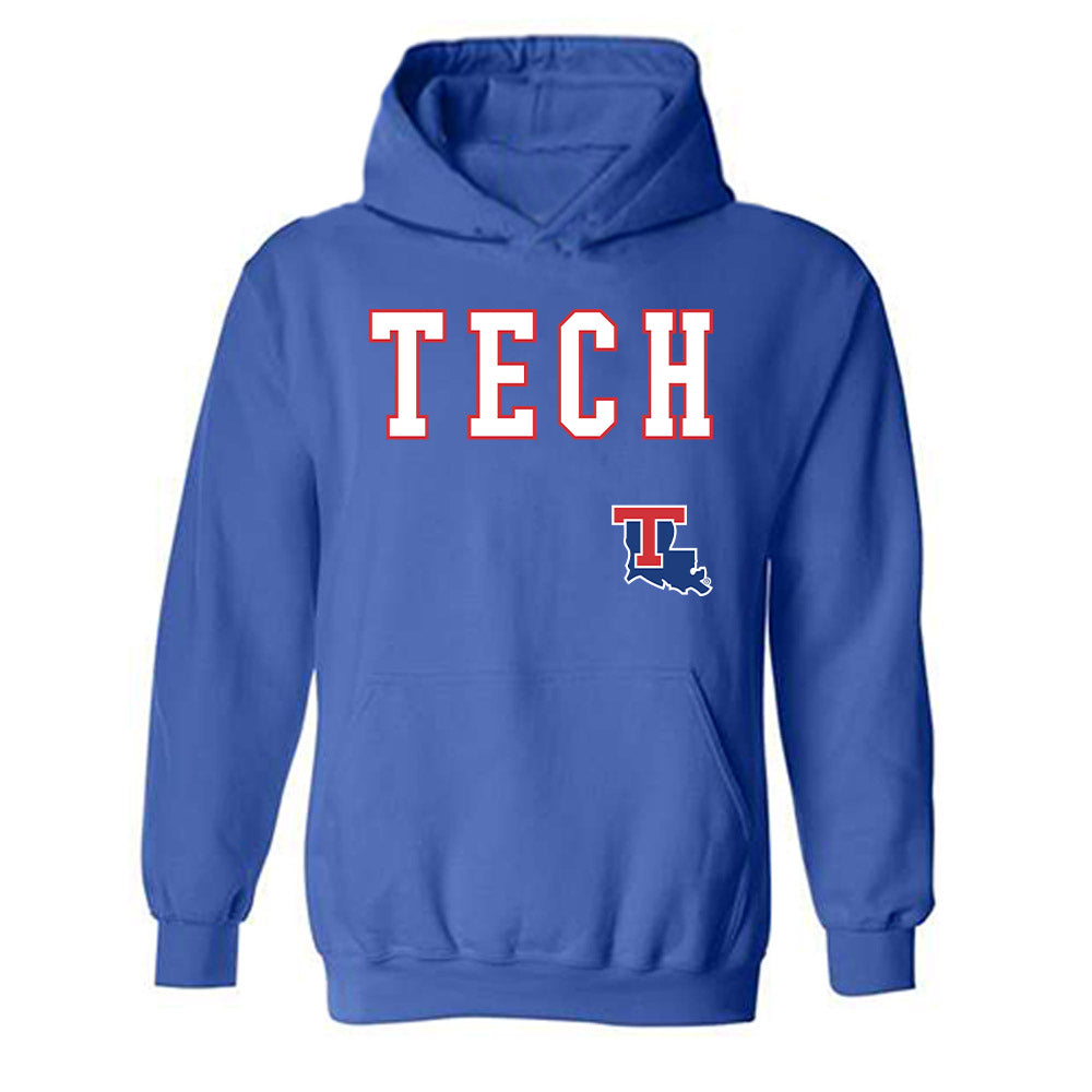 LA Tech - NCAA Baseball : Isaac Crabb - Hooded Sweatshirt Replica Shersey