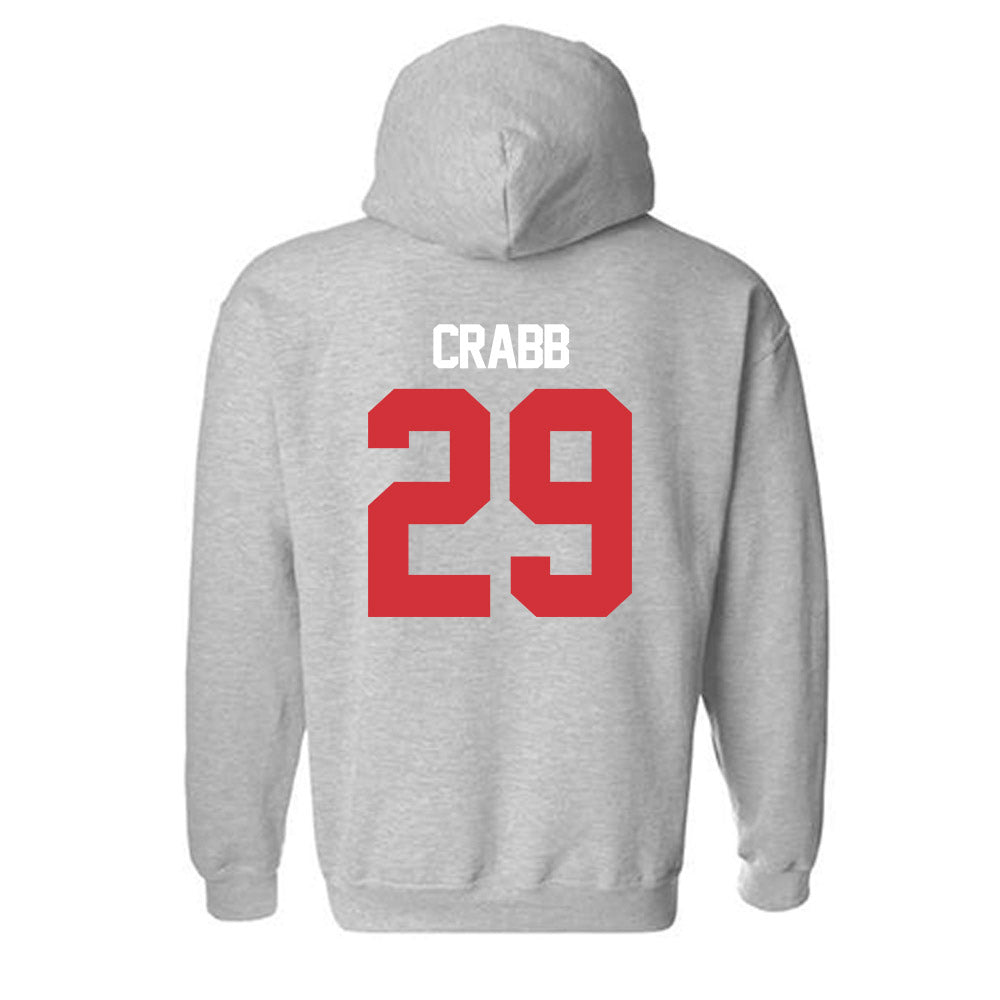 LA Tech - NCAA Baseball : Isaac Crabb - Hooded Sweatshirt Replica Shersey