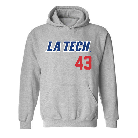 LA Tech - NCAA Baseball : Alec Sparks - Hooded Sweatshirt Replica Shersey
