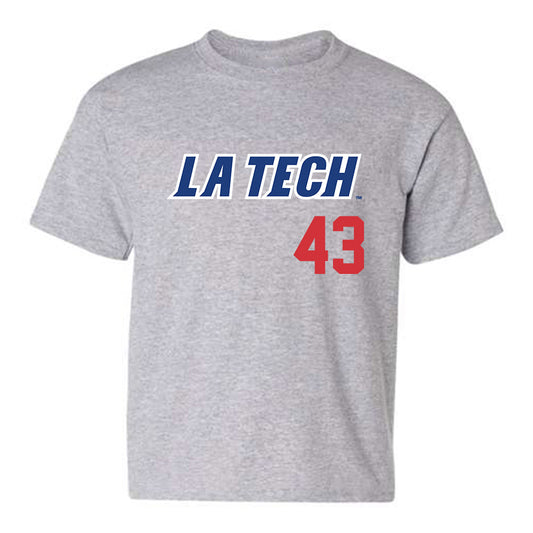 LA Tech - NCAA Baseball : Alec Sparks - Youth T-Shirt Replica Shersey