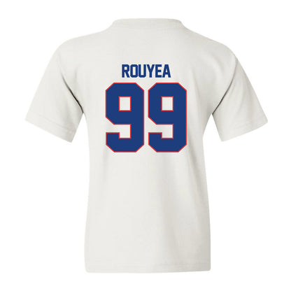 LA Tech - NCAA Football : Judd Rouyea - White Replica Shersey Youth T-Shirt