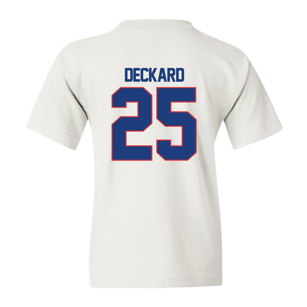 LA Tech - NCAA Football : Colton Deckard - White Replica Shersey Youth T-Shirt