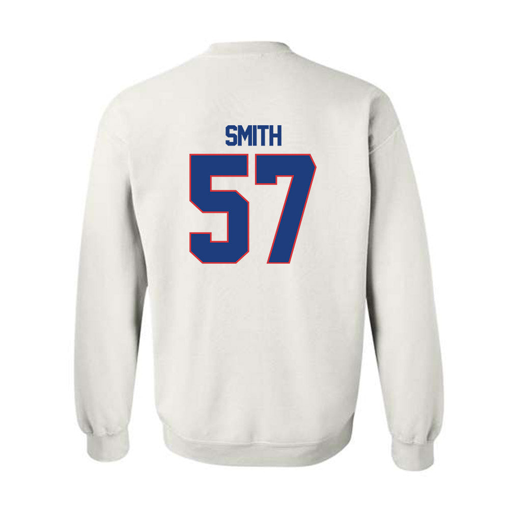 LA Tech - NCAA Football : Jadon Smith - White Replica Shersey Sweatshirt