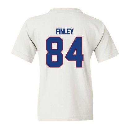 LA Tech - NCAA Football : Elliott Finley - White Replica Shersey Youth T-Shirt