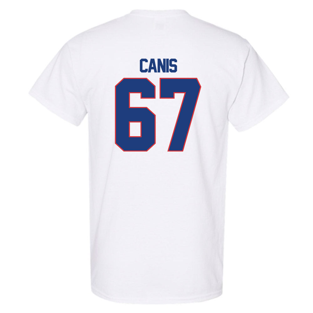 LA Tech - NCAA Football : Brett Canis - White Replica Shersey Short Sleeve T-Shirt