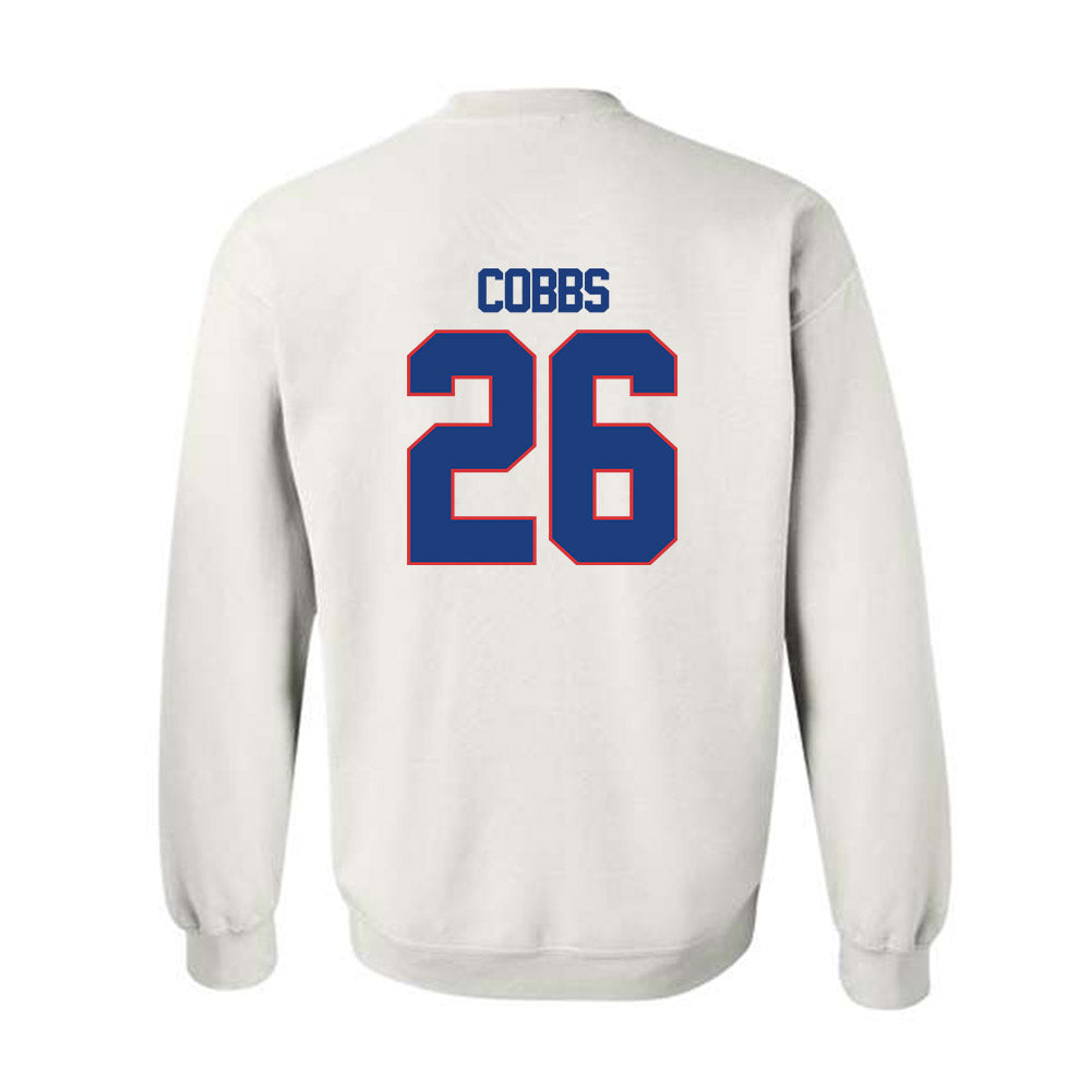 LA Tech - NCAA Football : Josh Cobbs - White Replica Shersey Sweatshirt