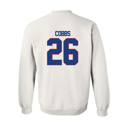 LA Tech - NCAA Football : Josh Cobbs - White Replica Shersey Sweatshirt