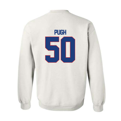 LA Tech - NCAA Football : Gabe Pugh - White Replica Shersey Sweatshirt