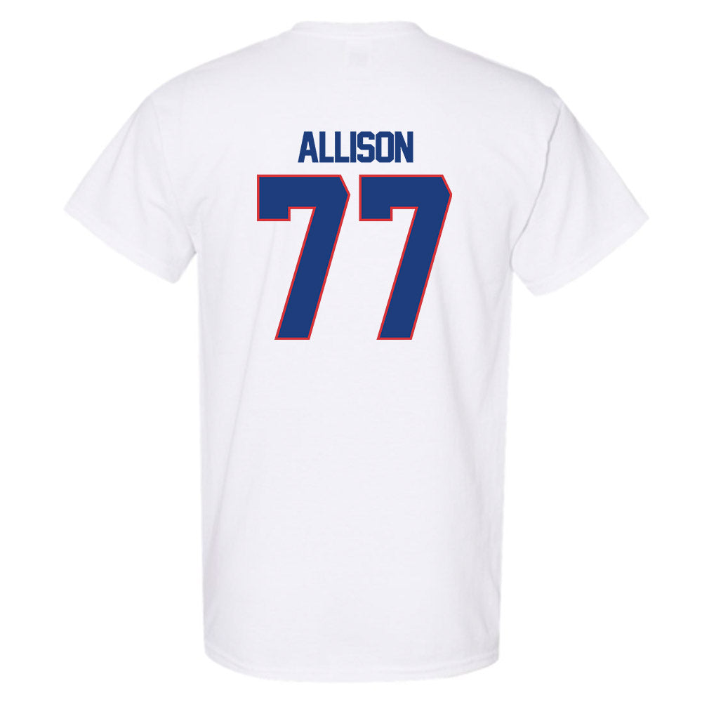 LA Tech - NCAA Football : Keystone Allison - White Replica Shersey Short Sleeve T-Shirt