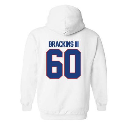 LA Tech - NCAA Football : Roy Brackins III - Hooded Sweatshirt Replica Shersey