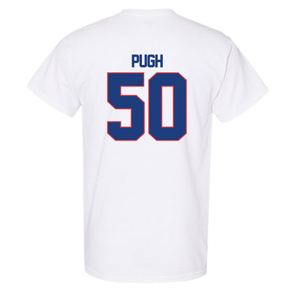 LA Tech - NCAA Football : Gabe Pugh - White Replica Shersey Short Sleeve T-Shirt