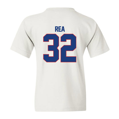 LA Tech - NCAA Football : Patrick Rea - White Replica Shersey Youth T-Shirt