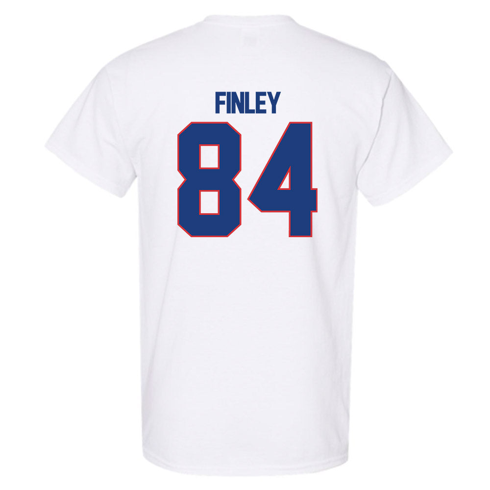 LA Tech - NCAA Football : Elliott Finley - White Replica Shersey Short Sleeve T-Shirt
