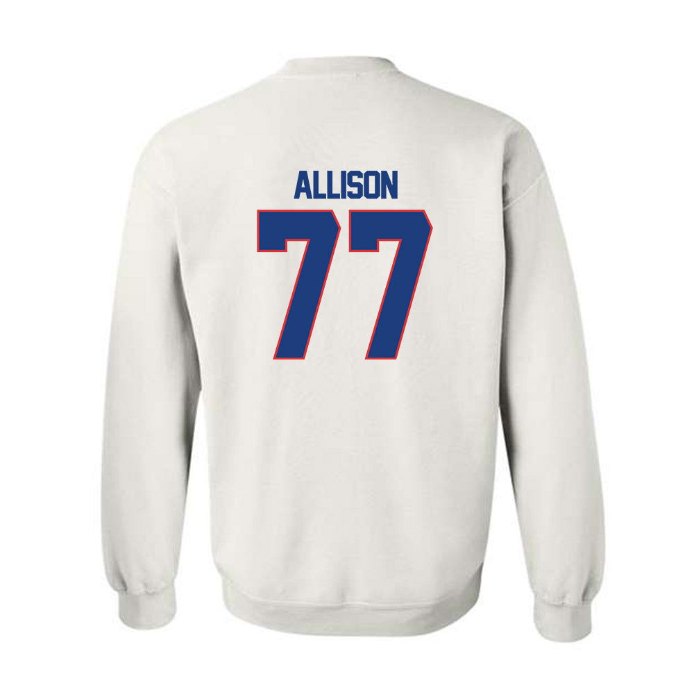 LA Tech - NCAA Football : Keystone Allison - White Replica Shersey Sweatshirt