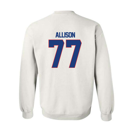 LA Tech - NCAA Football : Keystone Allison - White Replica Shersey Sweatshirt