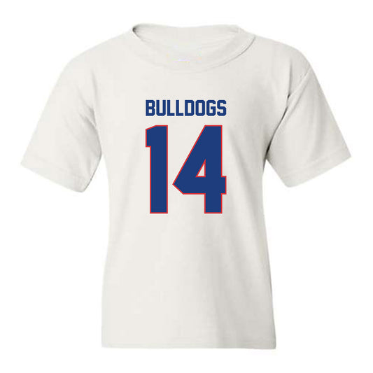 LA Tech - NCAA Football : Cameron Hill - White Replica Shersey Youth T-Shirt