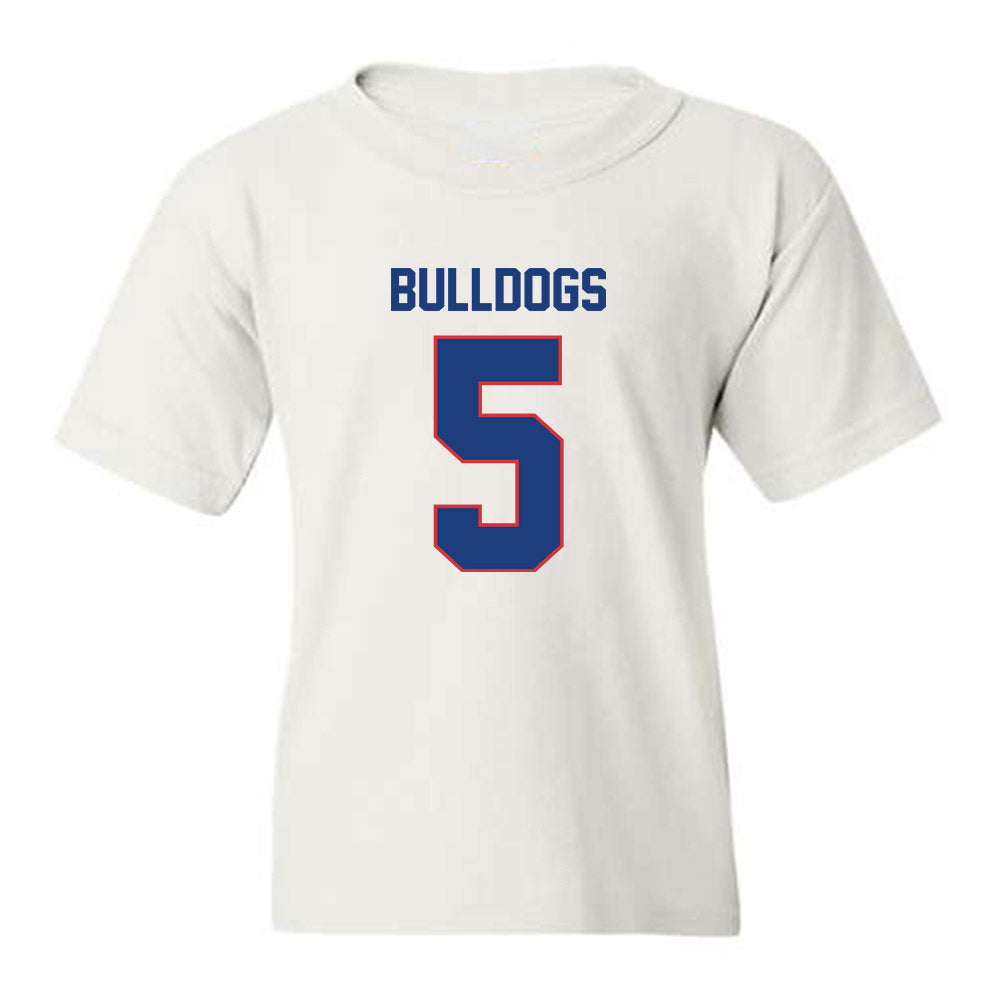 LA Tech - NCAA Football : Blake Baker - White Replica Shersey Youth T-Shirt